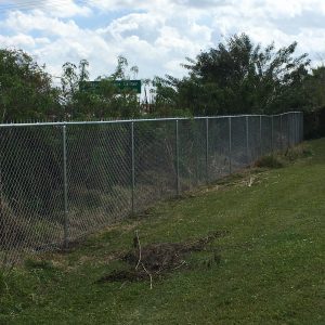 chain link fence